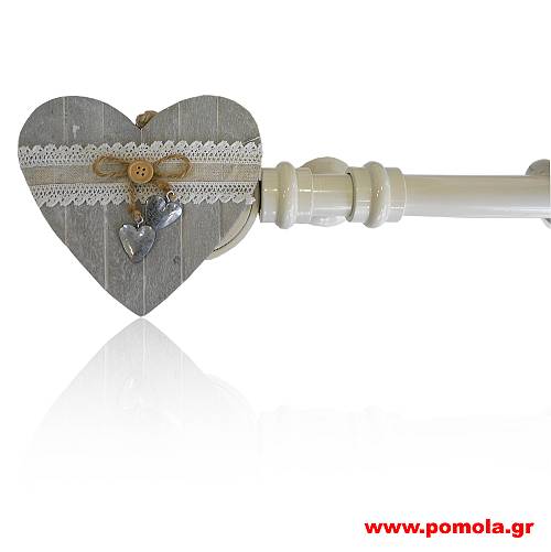 066 κουρτινοβεργα ROMANTICO